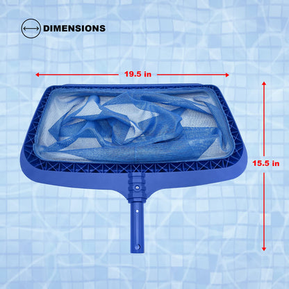 Poolzilla Skimmer Net for Pool Cleaning, Fine Mesh Deep Bag Catcher