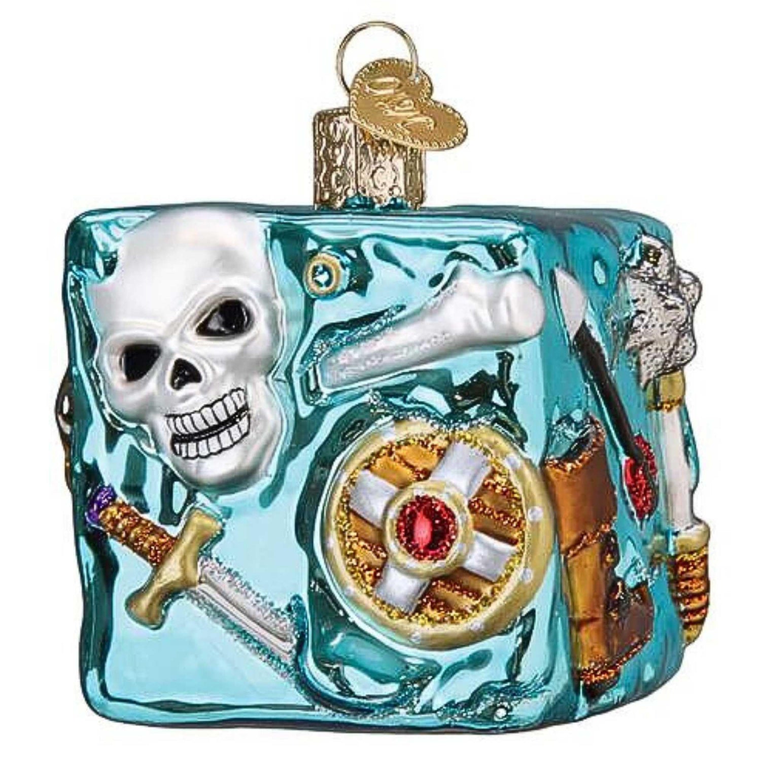 Old World Christmas Dungeons & Dragons Gelatinous Cube Glass Blown Ornament for Christmas Tree, Handcrafted Holiday Decoration, D&D Collection