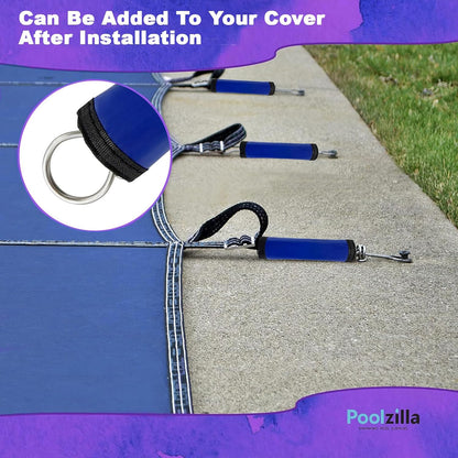 Poolzilla Blue Hook & Loop Spring Wrap for Safety Cover Springs