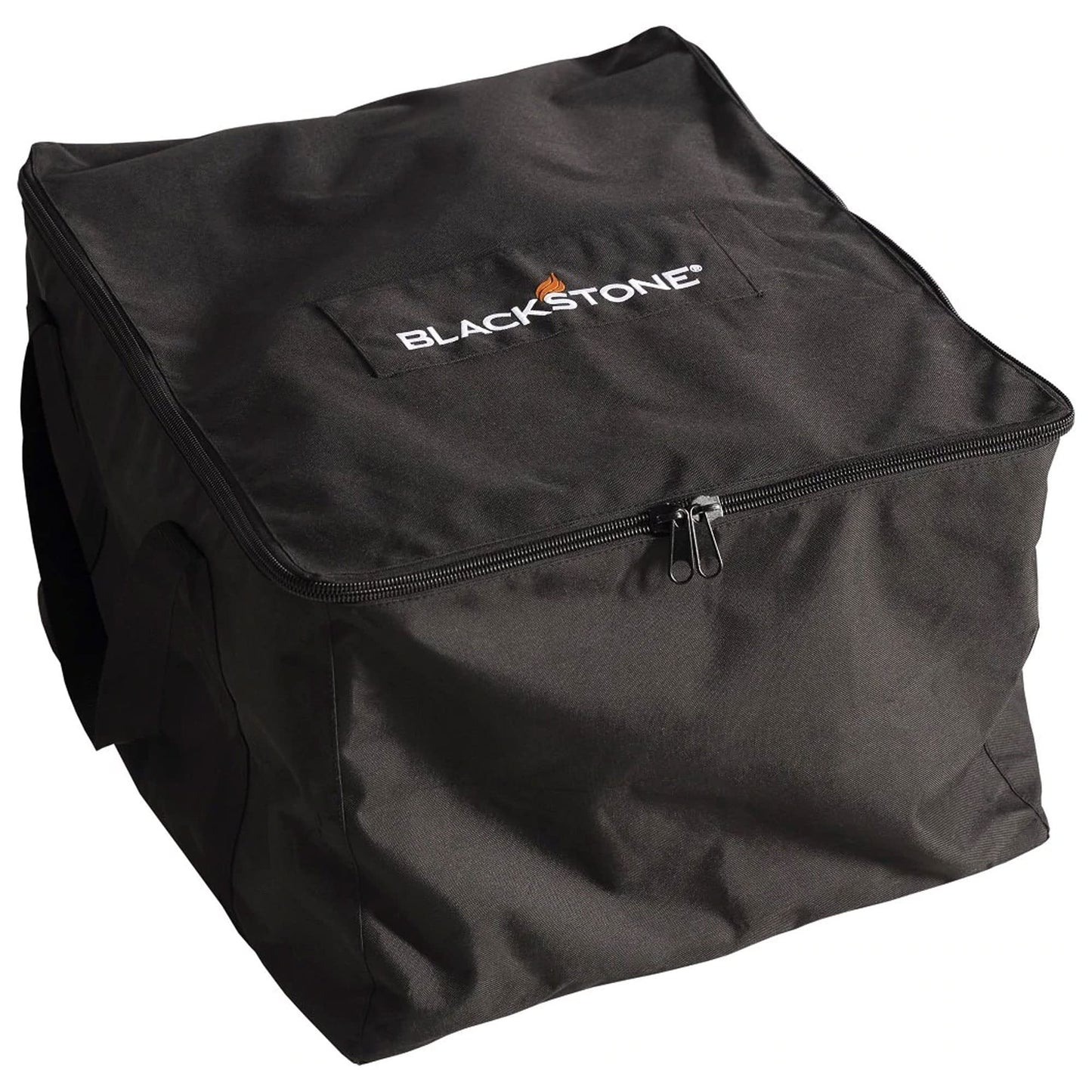 Blackstone 22 Inch Weatherproof Polyester Electric Griddle Cover & Carrying Bag with Heavy Duty Zippers & Vinyl Lining for Outdoor & Patio Use, Black