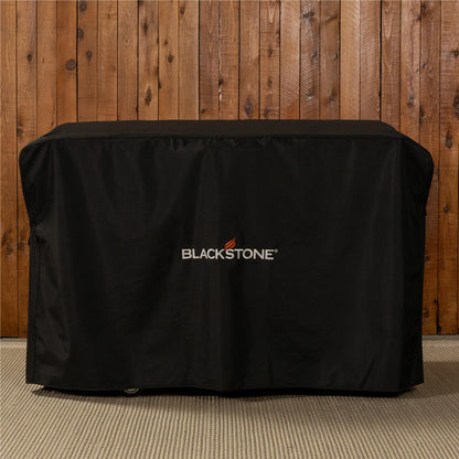 Blackstone 5483 Griddle Cover Fits 28 inches Griddle Cooking Station with Hood Water Resistant, Weather Resistant, Heavy Duty 600D Polyester Flat Top Gas Grill Cover with Cinch Straps 28" Black