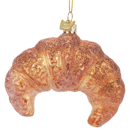 Noble Gems Croissant Glass Christmas Tree Ornament NB1551