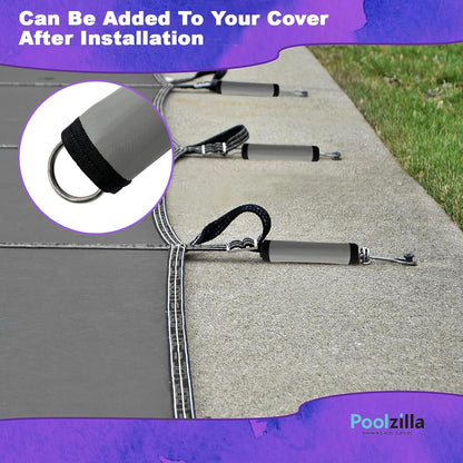 Poolzilla Gray Hook & Loop Spring Wrap for Safety Cover Springs