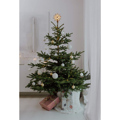 Kurt Adler 10-Inch 5-Point Capiz Star Treetop with Rays and Beads