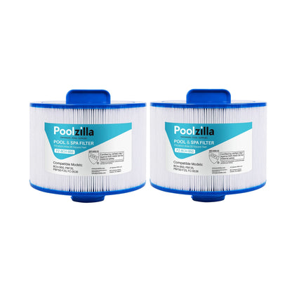 Poolzilla Spa Filter Cartridge, Compatible with Bullfrog, PBF35, PBF50-F2S, Filbur FC-0536, Excel Filters XLS-834, Pure N Clean PC-0536, Aladdin 15052, Baleen AK-90311