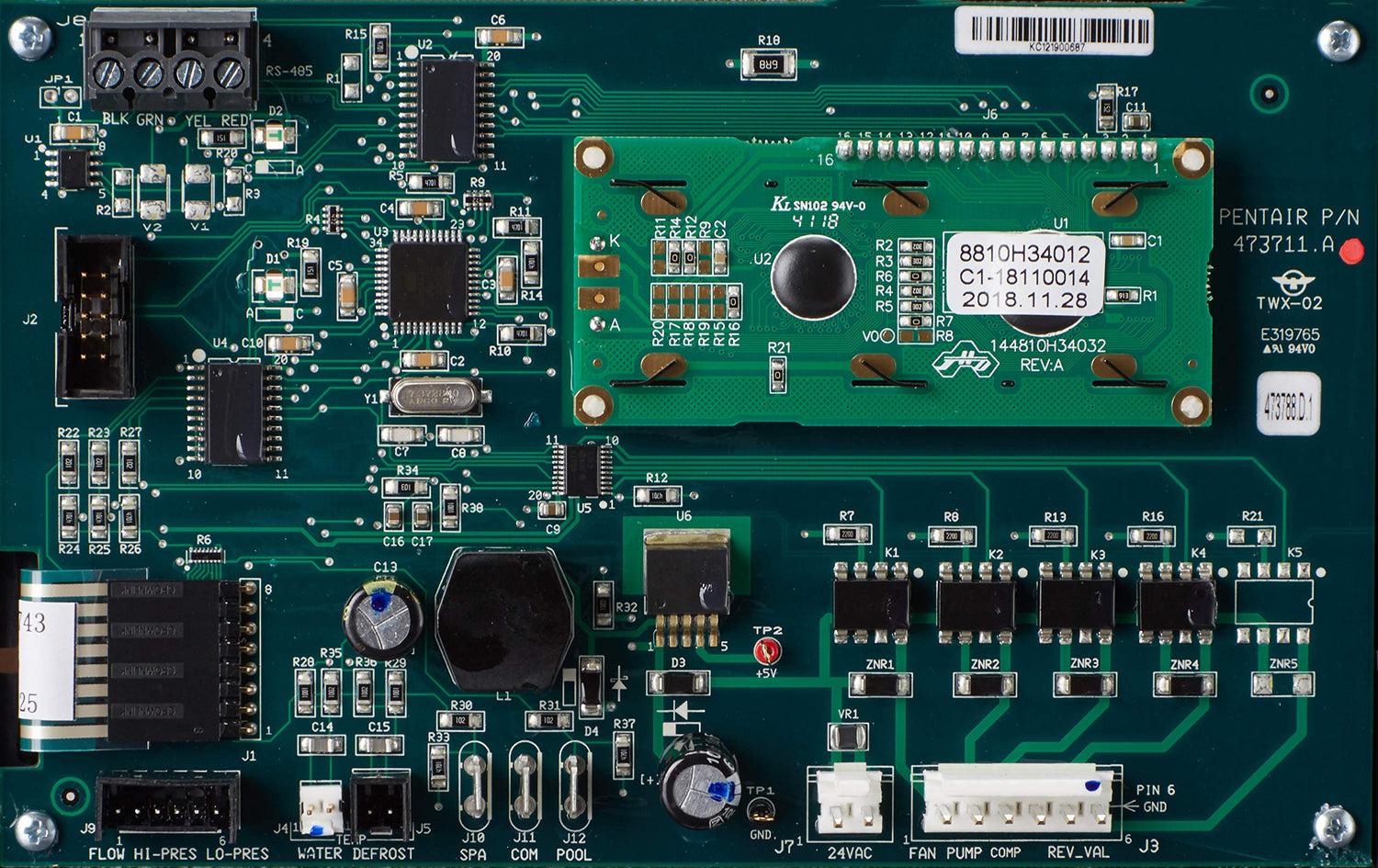 Pentair Autoset Board Rplcmnt Asy All | 472734