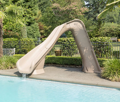 S.R. Smith 670-209-58223 Typhoon Left Curve Pool Slide, Sandstone