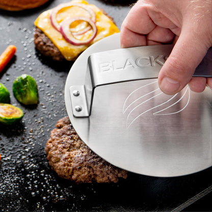 Blackstone Smash & Sear Press – Smash Burger Tool for Griddle, Grill, Hamburger, Meat, Panini, Bacon, Sandwich, Steak – Metal Stainless Steel Food Press & Patty Maker – Meat & Veggie Burger Smasher