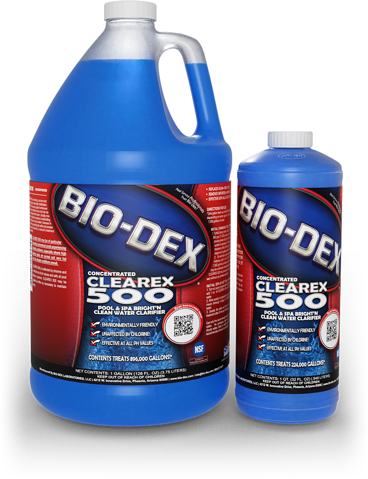 Bio-Dex Clearex 500 Clarifier, 32 oz Bottle