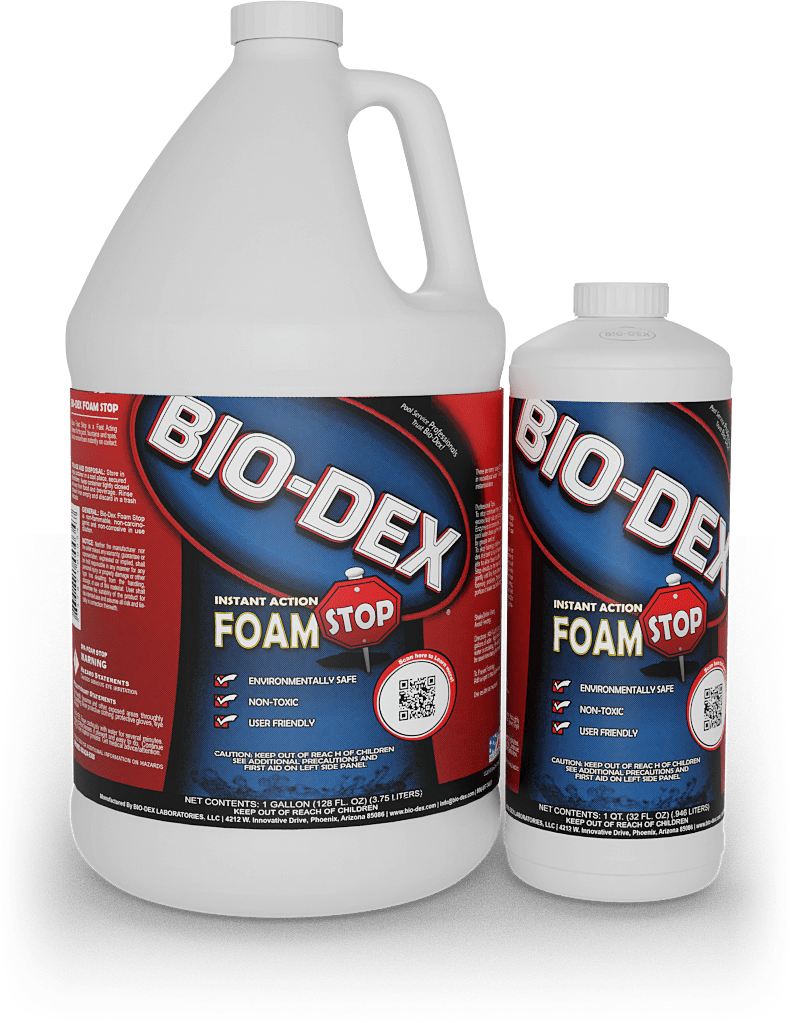 Bio-Dex Spa Foam Stop, 32 oz Bottle