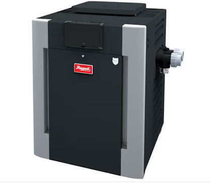 Raypak P-R206A-EP-C #57 Digital Propane Gas Heater, Electronic Ignition, Polymer Headers, Copper Exchanger, 200 lbs | RAY009224 | 206,000 BTU
