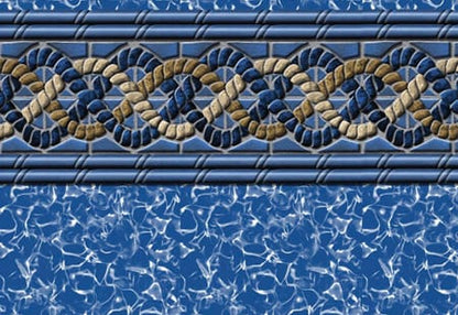 GLI 27' Round Golden Beach Unibead A/G Liner 52" Wall | 0...