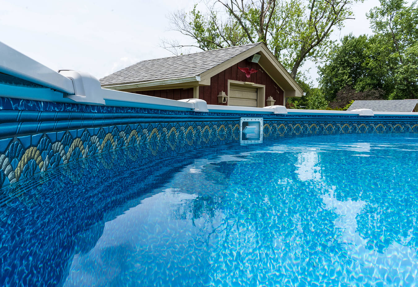 GLI 27' Round Golden Beach Unibead A/G Liner 52" Wall | 0...