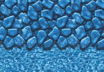GLI 24' Round Boulder/RiverRock Overlap A/G Liner 48-52" ...