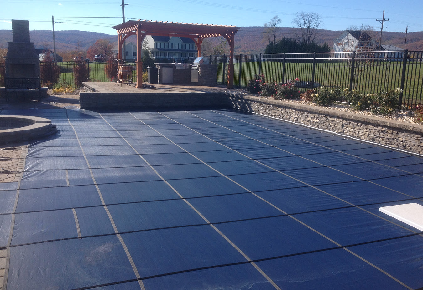 GLI 16' x 36' Rectangle Mesh Safety Cover
