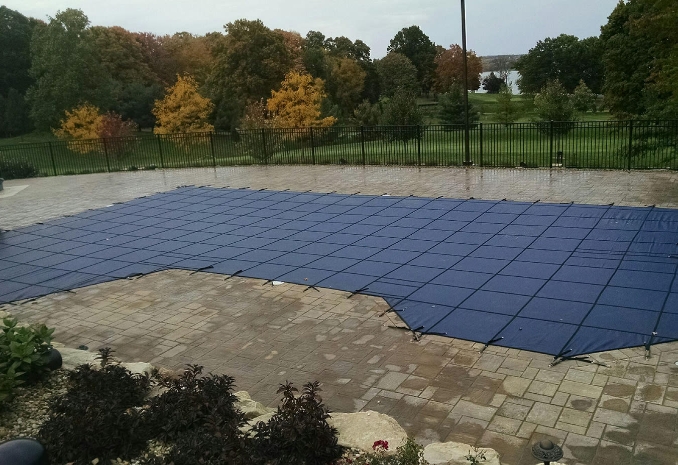 GLI 20' x 40' Mesh Safety Cover w/ 4' x 8' CES