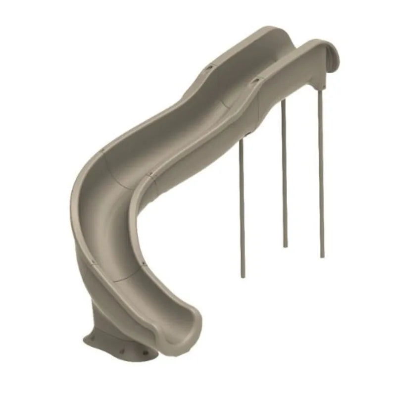 Global Pool Products SW17 Landscape Pool Slide Left Curve