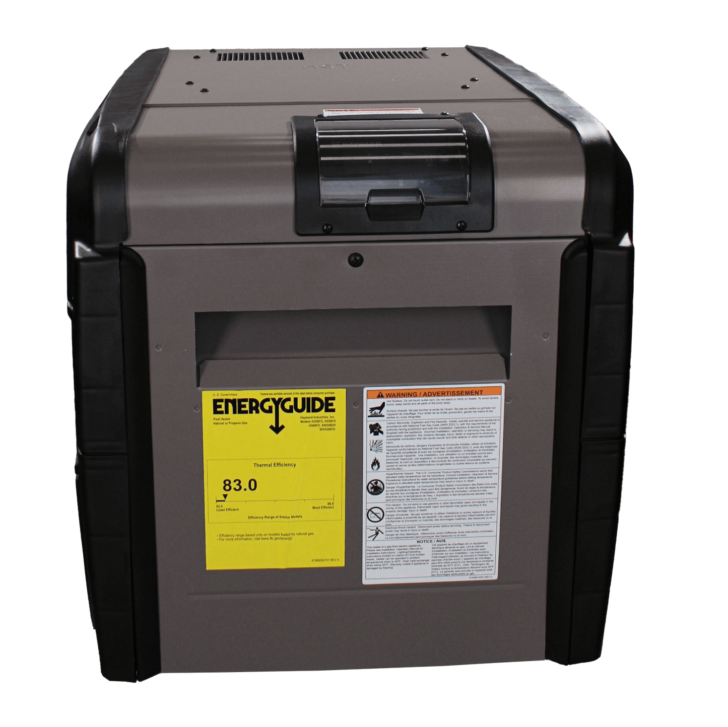 Hayward Universal H-Series Natural Gas Heater | 200,000 BTUs | Low NOx | W3H200FDN