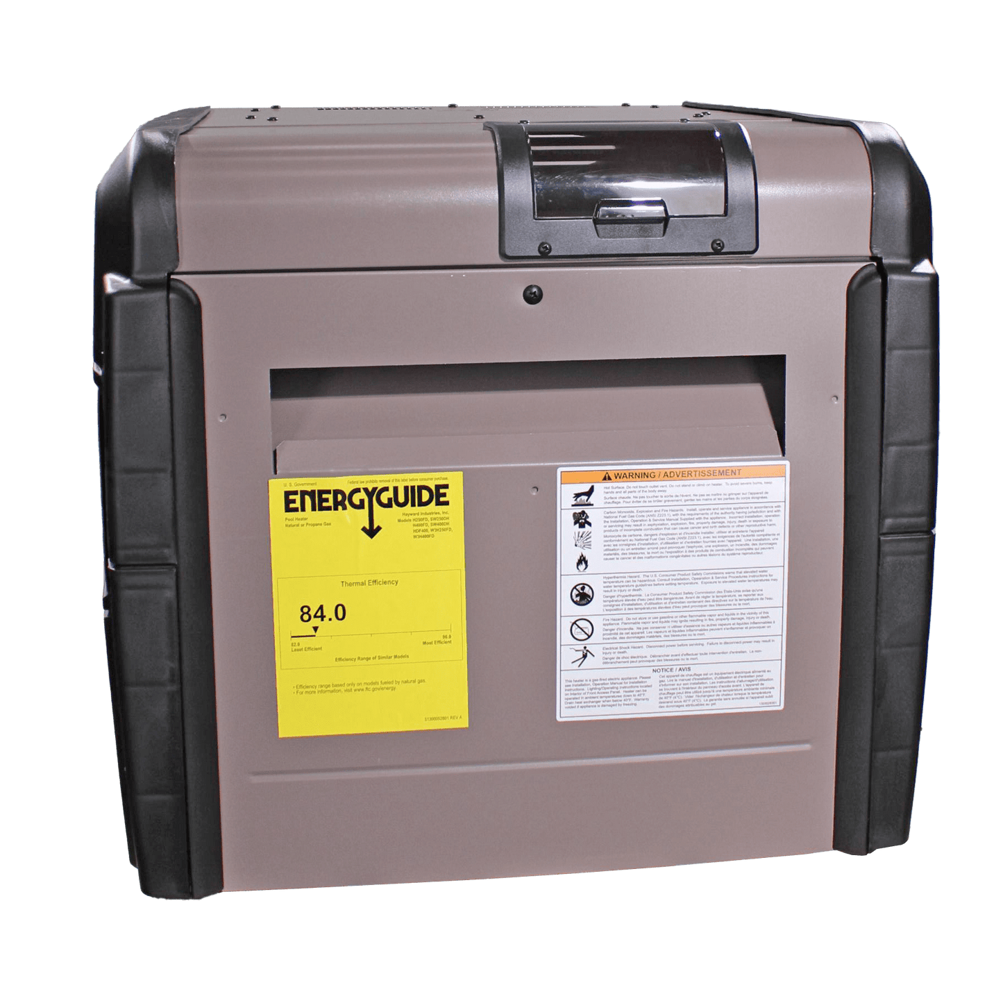 Hayward Universal H-Series Natural Gas Heater, Low NOx | 250,000 BTU