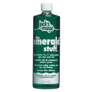 Jacks Magic Emerald Stuff Clarifier, 32 oz Bottle