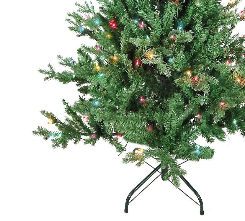 Kurt S. Adler 5' Pre-Lit Multicolor Incandescent Jackson Pine Tree