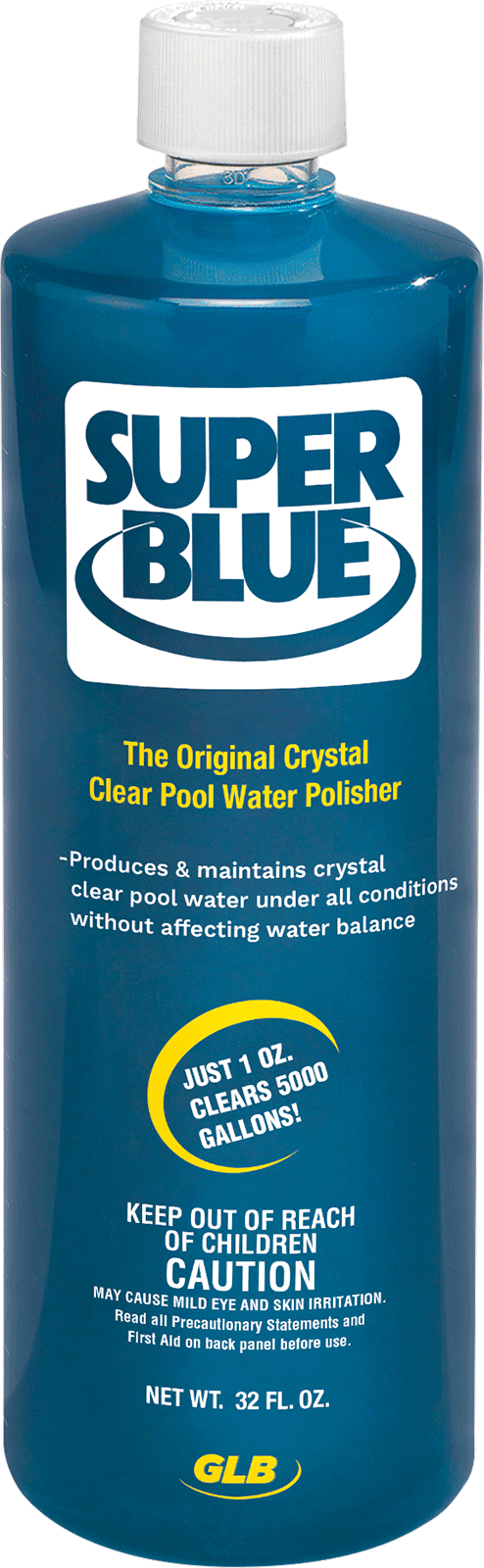 GLB Super Blue Concentrated Water Clarifier