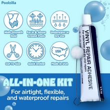 Poolzilla All-In-One Vinyl Liner Repair Kit