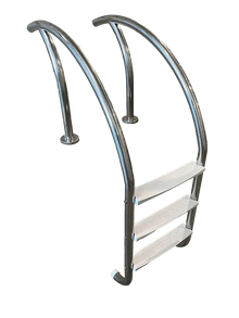 Global Pool Products Modern 4 Step Ladder - .065 Wall Thickness