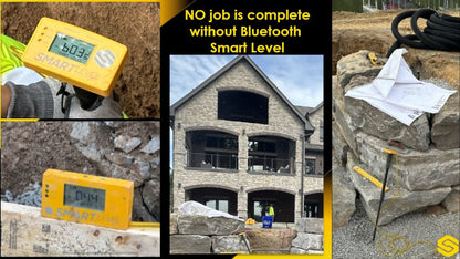 Smart Level | Standard Precision Construction Altimeter with Bluetooth, Carrying Case, Monopod, and App - 1/16" Accuracy