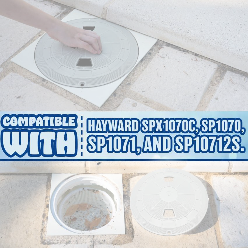 Poolzilla 9-3/4'' Skimmer Lid, Compatible with Hayward SPX1070C, SP1070, SP1071, and SP10712S