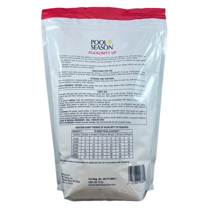 Pool Season Alkalinity Up ( 5 / 10 / 25 LBS )