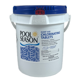 Pool Season 3" Giant Size Chlorinating Wrapped Tablets ( 8 / 25 / 50 LBS)