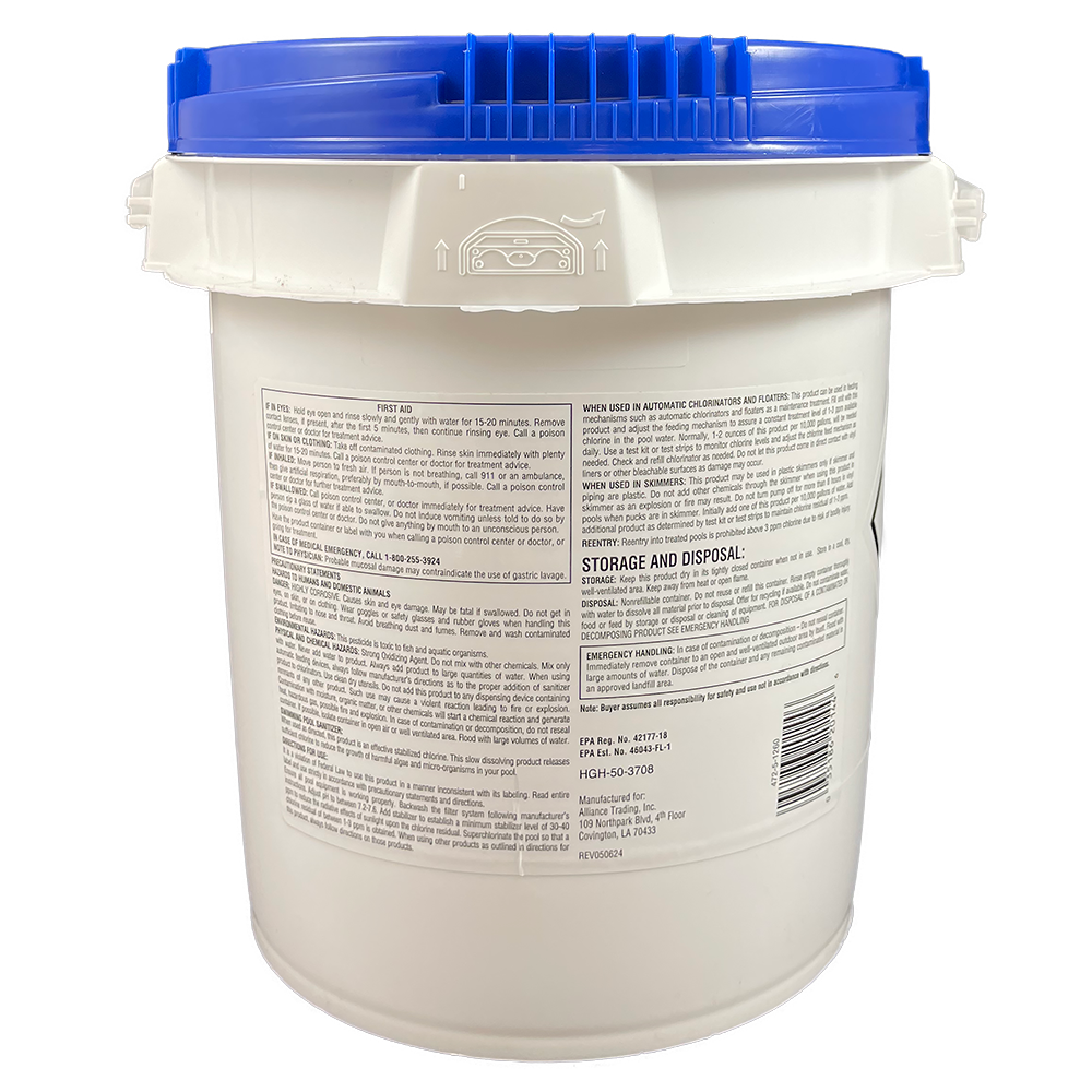 Pool Season 3" Giant Size Chlorinating Wrapped Tablets ( 8 / 25 / 50 LBS)