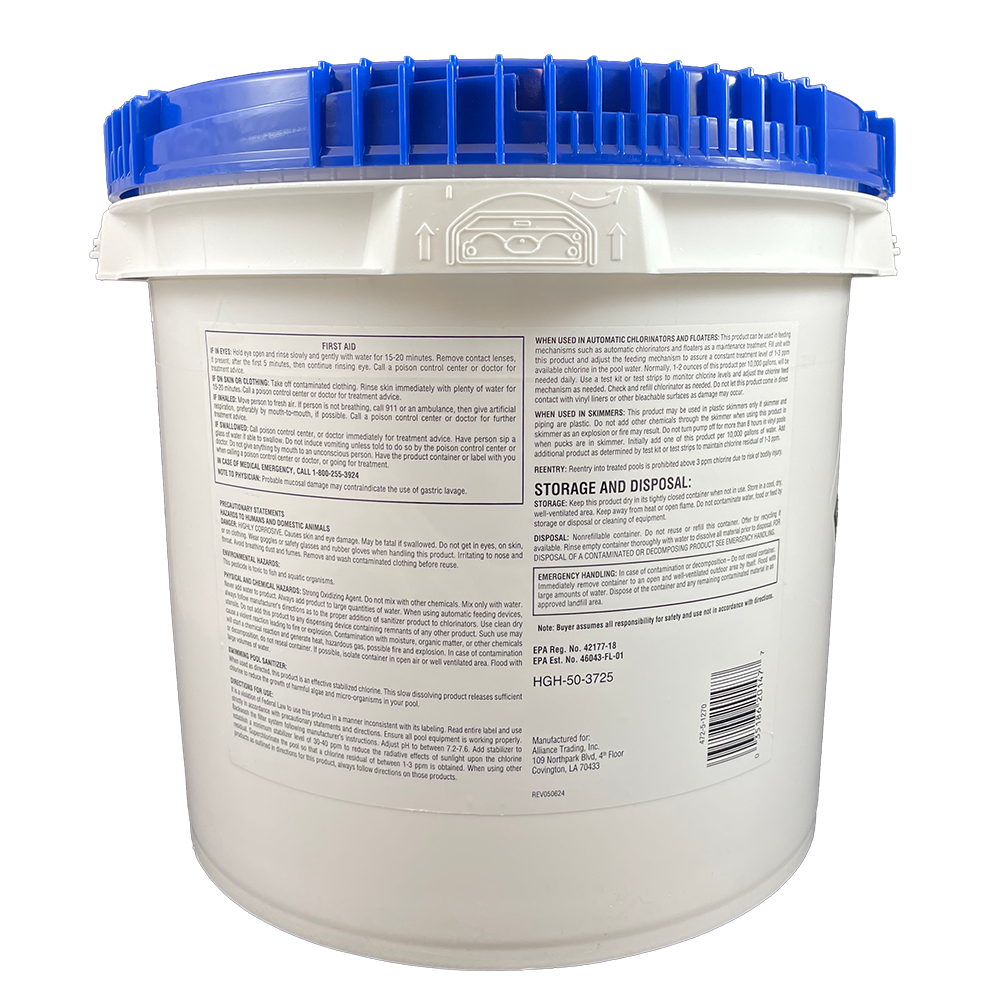 Pool Season 3" Giant Size Chlorinating Wrapped Tablets ( 8 / 25 / 50 LBS)