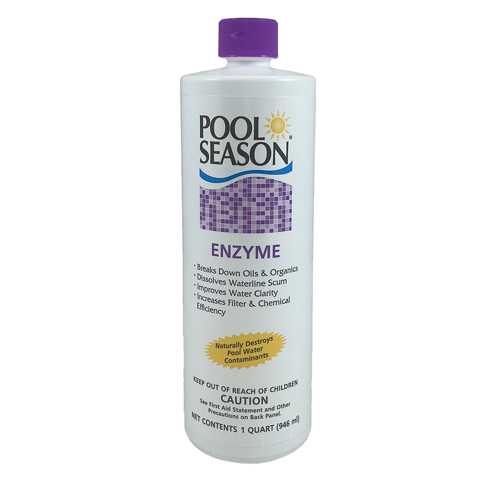 Pool Season 1 qt Enzyme Bottle