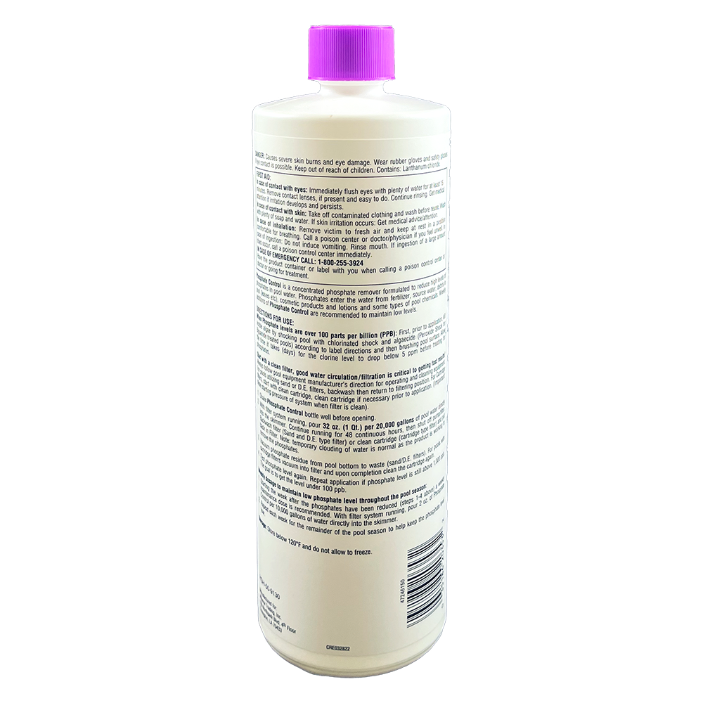 Pool Season 1 qt Bottle Phosphate Control
