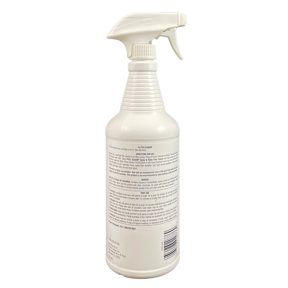 Pool Season 1 qt Spray 'N Rinse Filter Cleaner Bottle