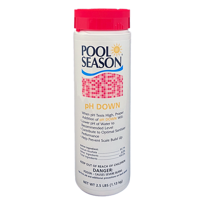 Pool Season Ph Down Bottle ( 2.5 / 5 LBS )