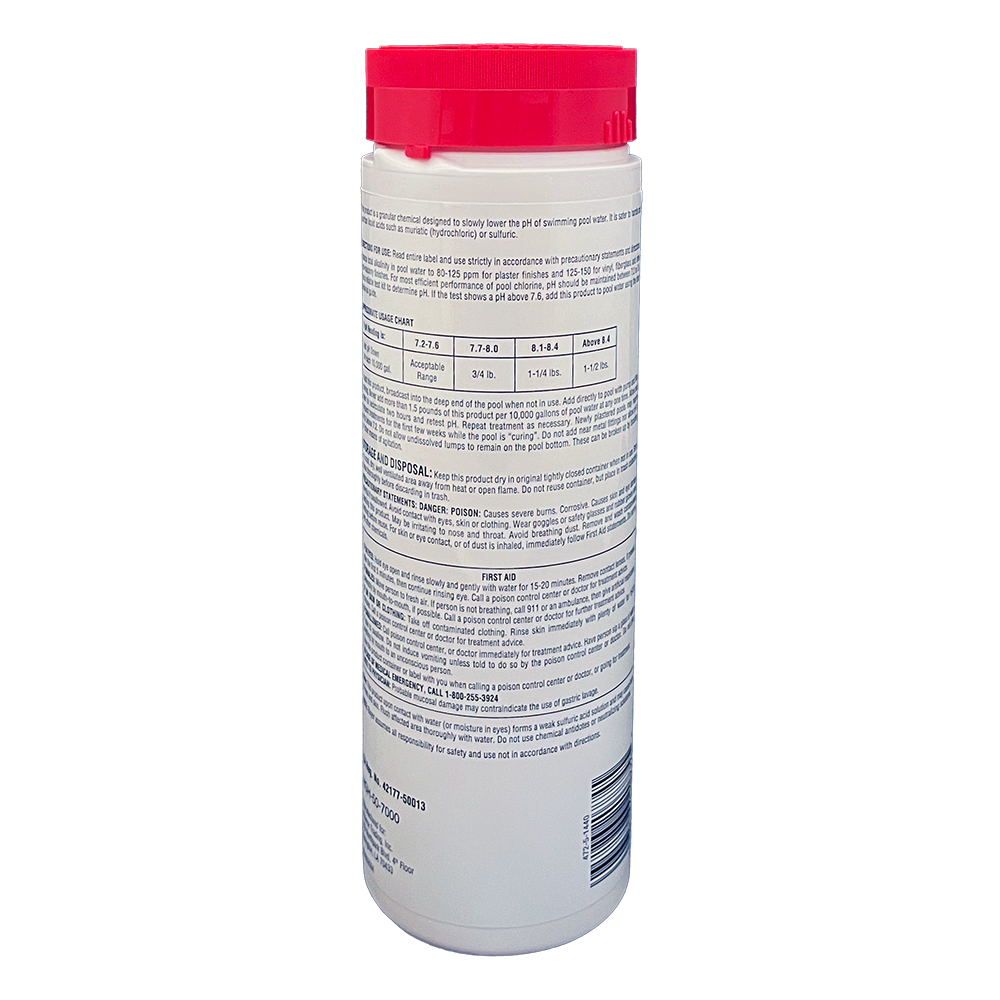 Pool Season Ph Down Bottle ( 2.5 / 5 LBS )