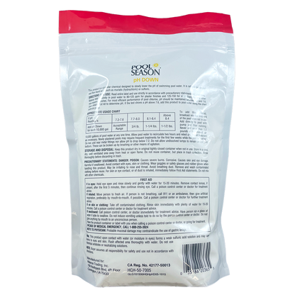 Pool Season Ph Down Bottle ( 2.5 / 5 LBS )