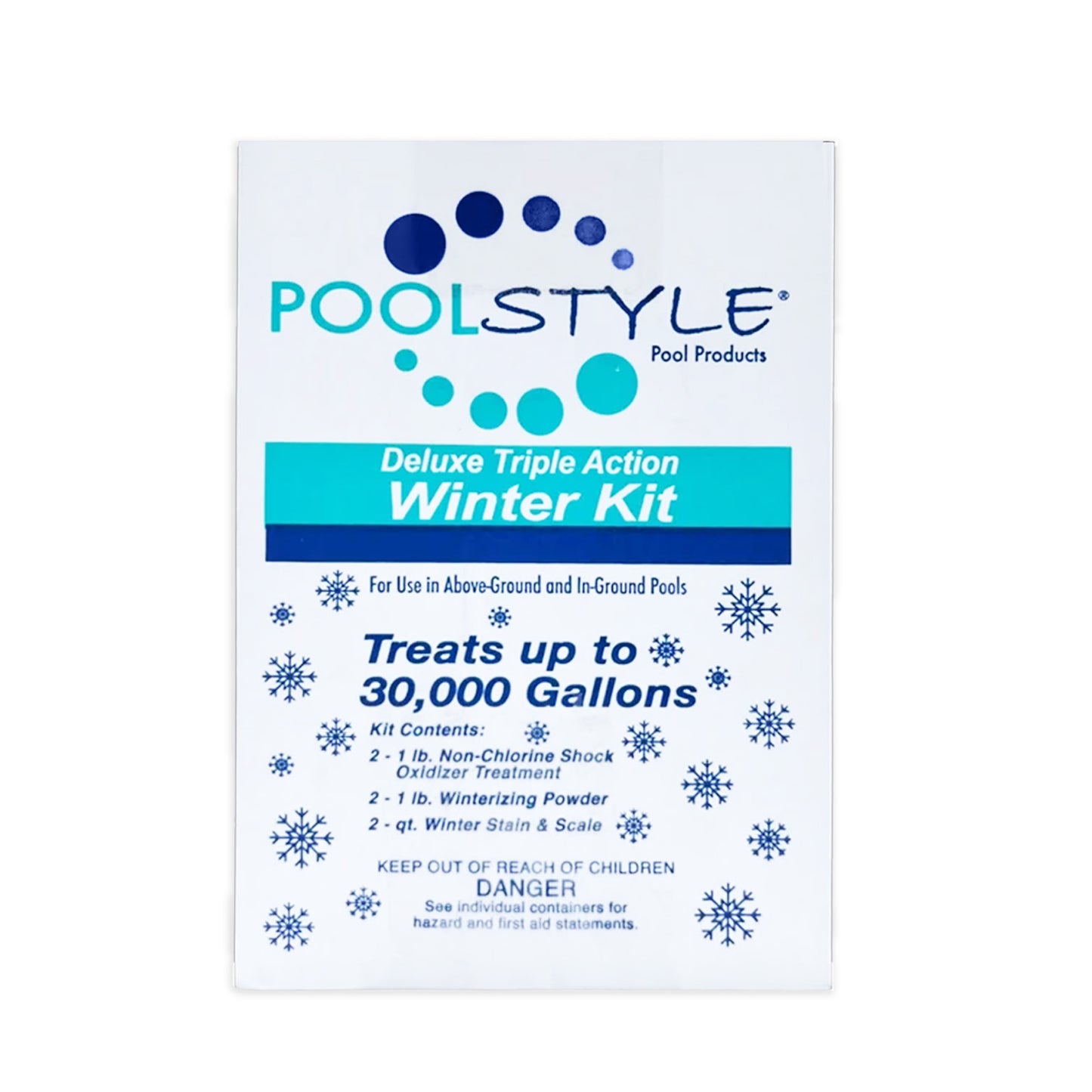 Pool Style 30K Gallons Deluxe Triple Action Winter Kit - 33850P