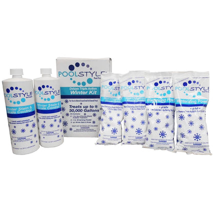 Pool Style 30K Gallons Deluxe Triple Action Winter Kit - 33850P
