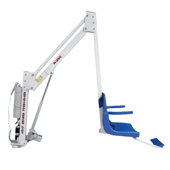 R-350 Rotational Series, ADA Compliant Pool Lift with 360 Degree Rotation