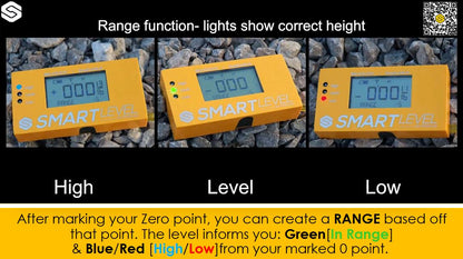 Smart Level | Standard Precision Construction Altimeter with Bluetooth, Carrying Case, Monopod, and App - 1/16" Accuracy
