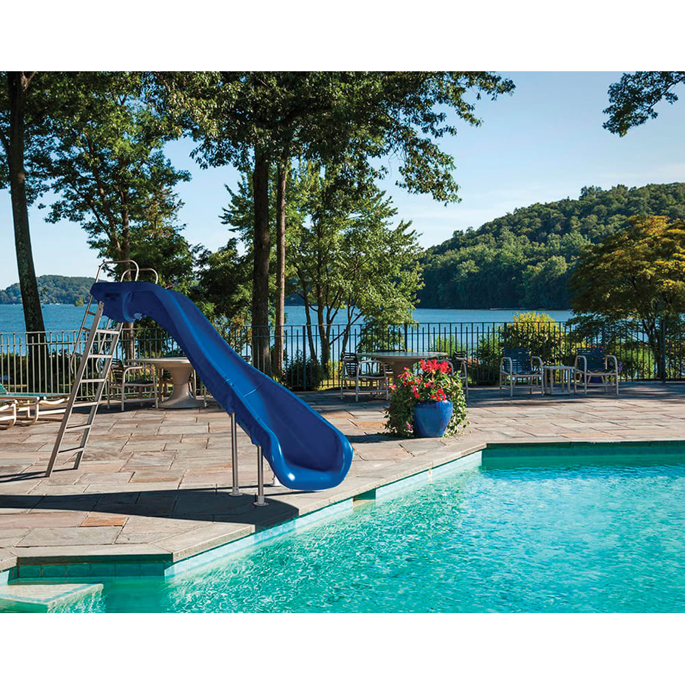 SR Smith Rogue2 Pool Slide, Right Turn, Blue | 610-209-5813