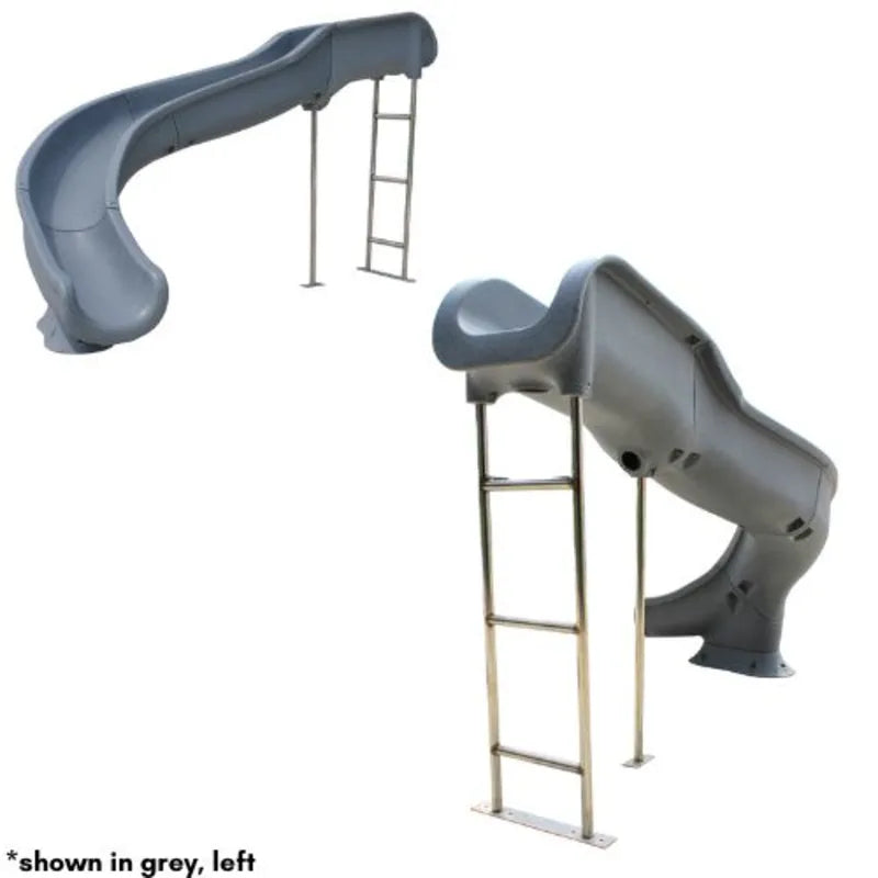 Global Pool Products SW17 Landscape Pool Slide Left Curve