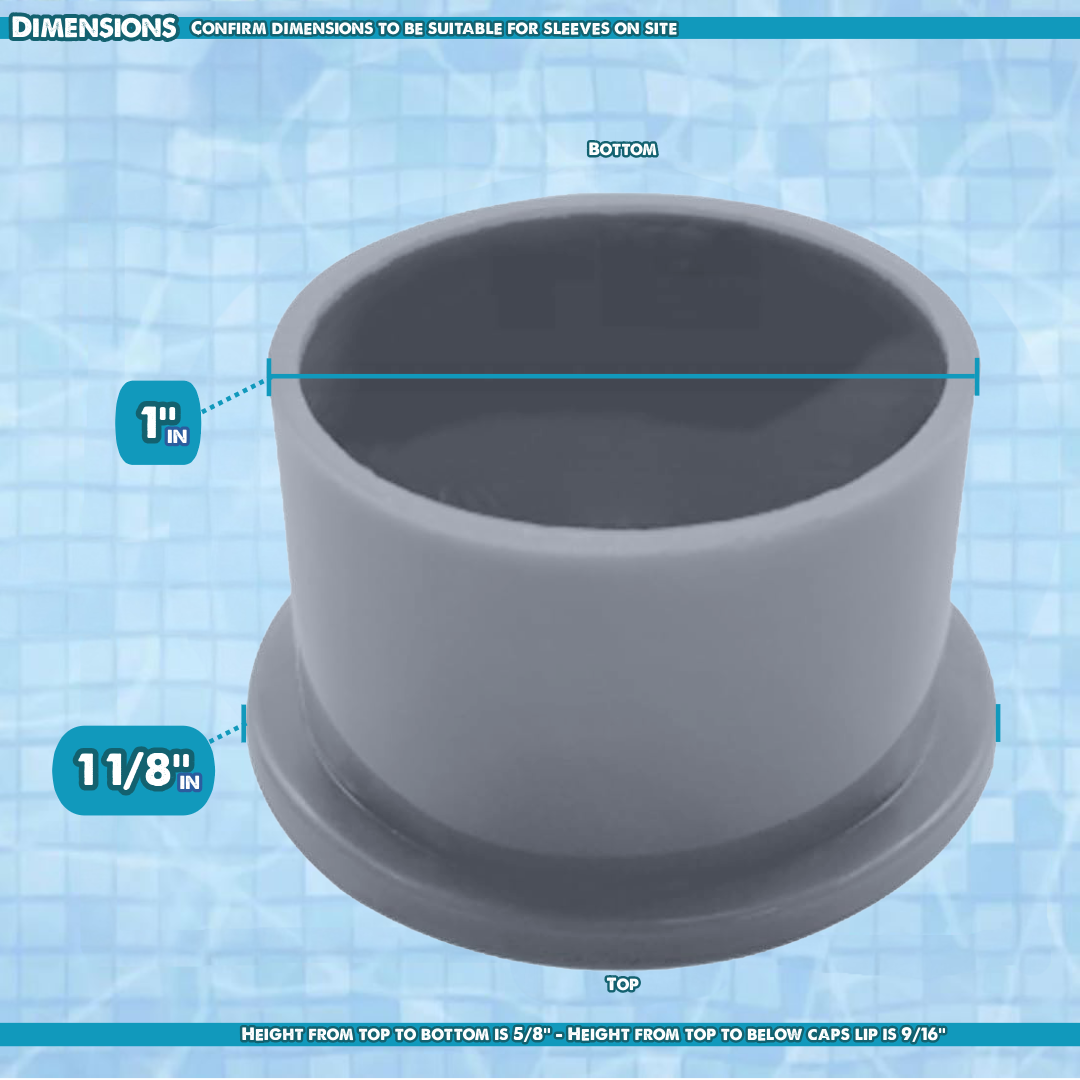 Poolzilla Gray Pool Safety Fence Hole Cover (25 Pack / 50 Pack)
