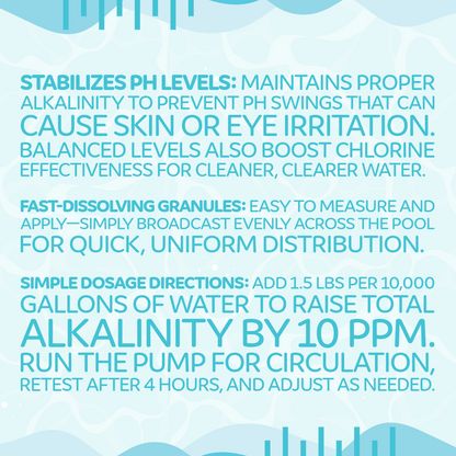 Pool Season Alkalinity Up ( 5 / 10 / 25 LBS )