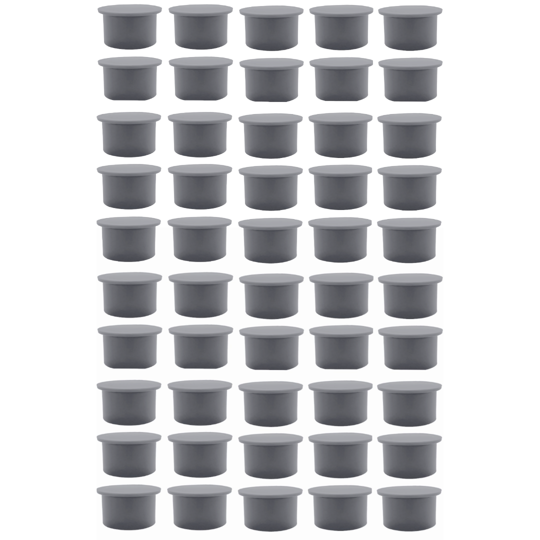 Poolzilla Gray Pool Safety Fence Hole Cover (25 Pack / 50 Pack)
