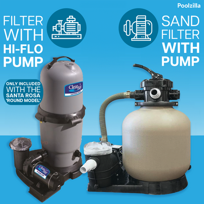 Santa Rosa Above Ground Pool Kit